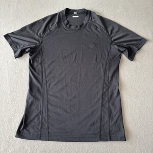 Lululemon Shirt Mens S Black Short Sleeve Athletic Running Training Top‎ Workout